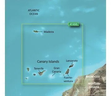 Garmin Madeira und Canarische eilanden g2 Vision HD kaart
