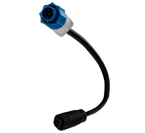 Lowrance 7-PIN blue XDCR to 9-PIN black adapter