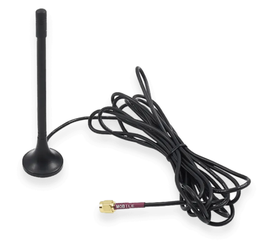4G LTE Magnetic Magnet-Mount Antenna (SMA male) – 699–868 & 1850–2690 MHz – 1 dBi – 3 m Cable