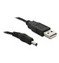 USB-A (m) - DC voeding plug - 3,5 mm