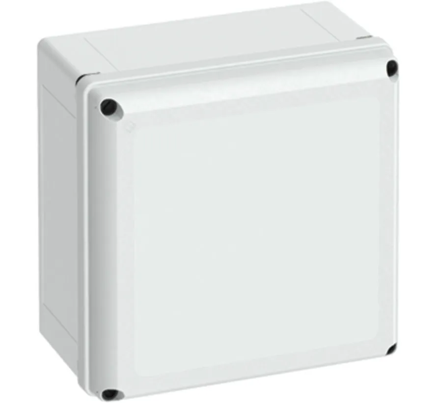 outdoor box 300 x 300 x 180 mm - mit transparante deksel