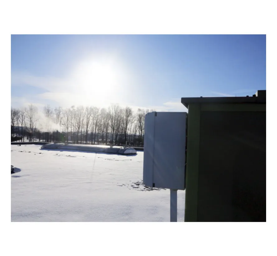 outdoor box 300 x 300 x 180 mm - mit transparante deksel