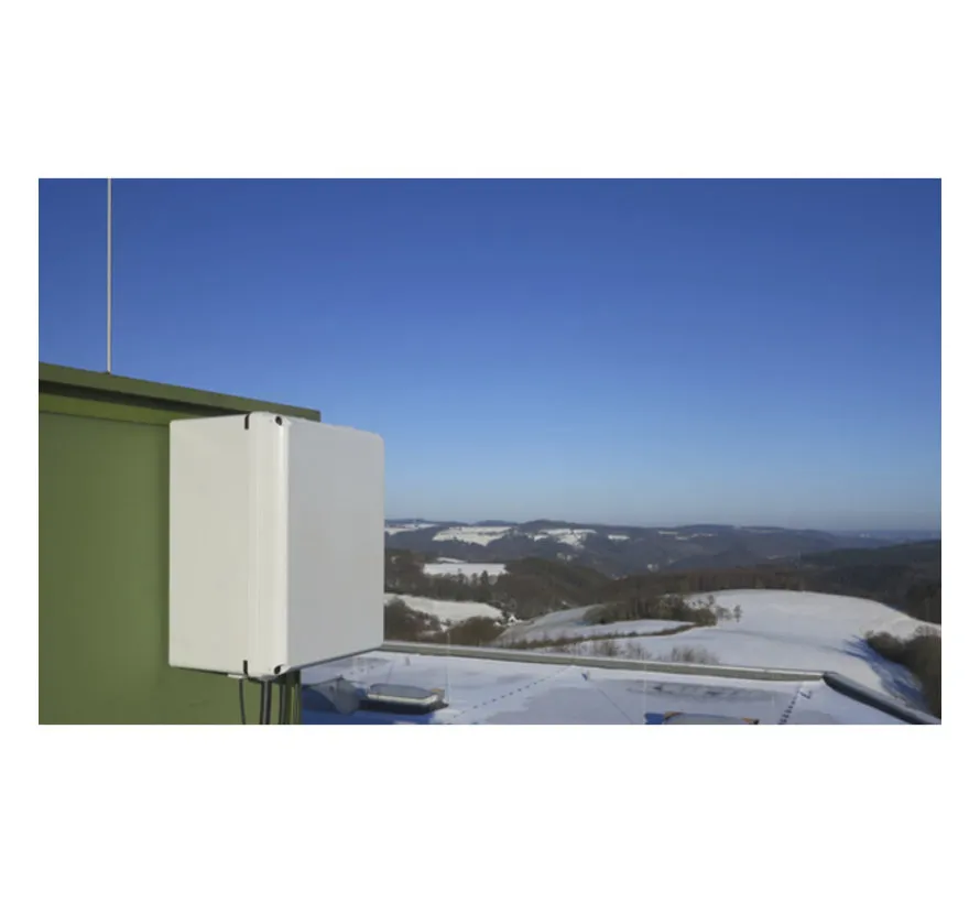 outdoor box 300 x 300 x 180 mm - mit transparante deksel