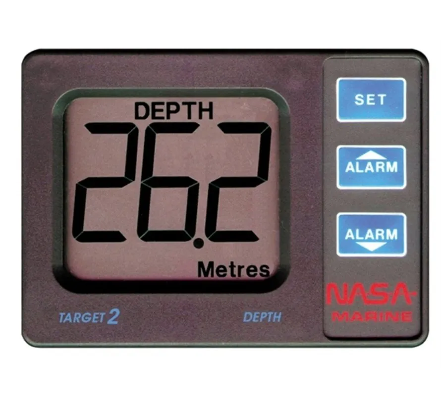 Target depth gauge set including transducer and 7 m cable