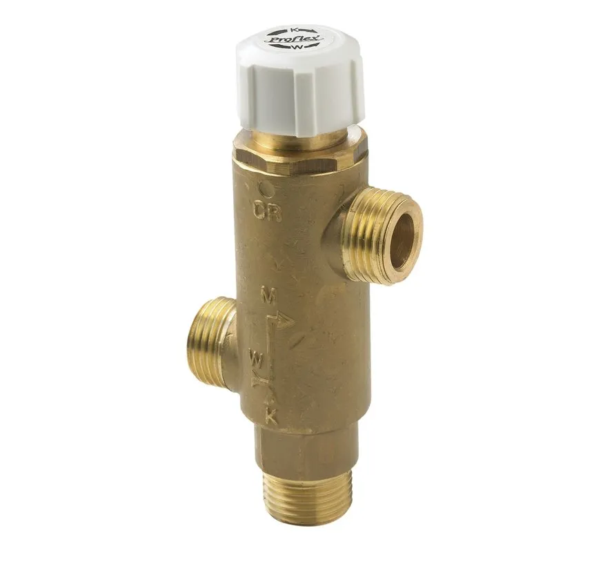 Thermostatic mixer for calorifier 30-70°C