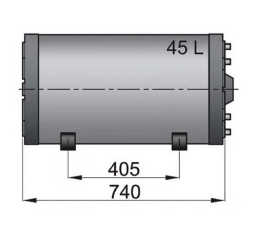 Doppelwand Boiler für Warmwassersysteme