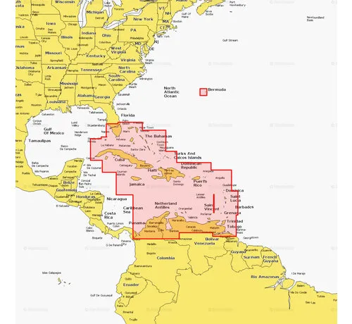 Navionics Platinum+ Caribbean and Bermuda