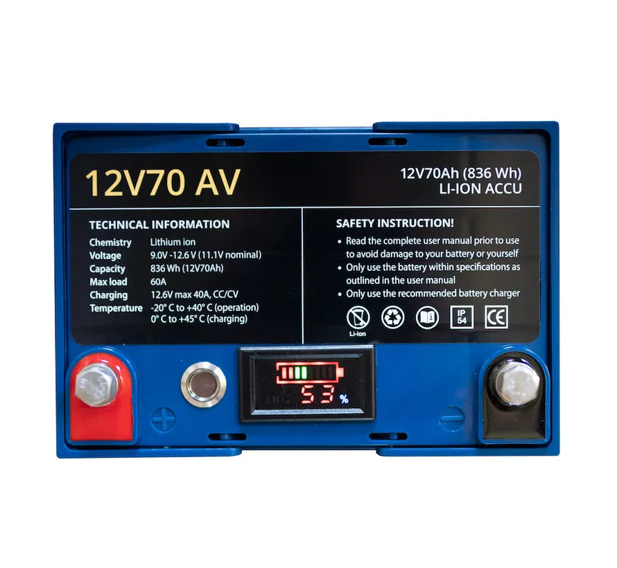 12V70 AV li-ion Akku
