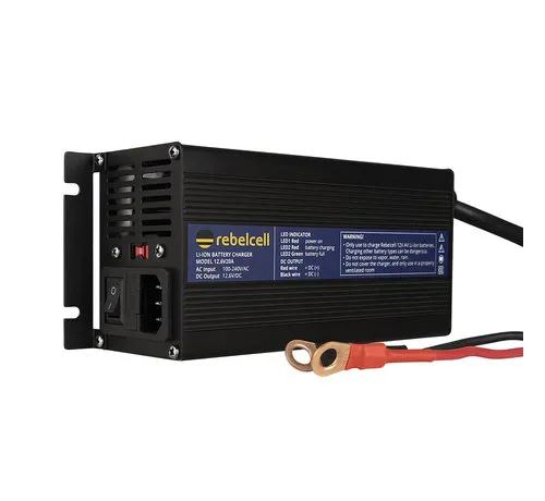 Rebelcell 12.6V20A Li-ion Akkuladegerät