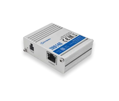 Teltonika  TRB140 industrial 4G LTE Cat 4 IoT gateway with Gigabit Ethernet