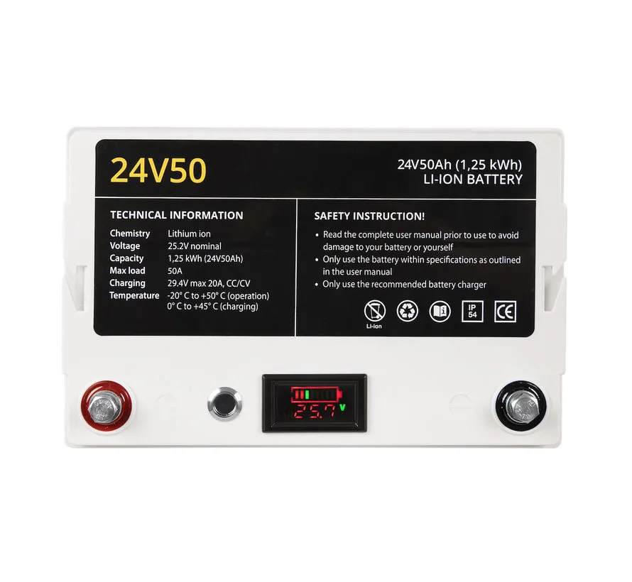 24V50 li-ion battery