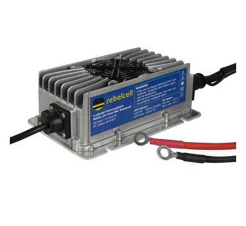 Rebelcell 29.4V20A Li-ion waterdichte Akkuladegerät