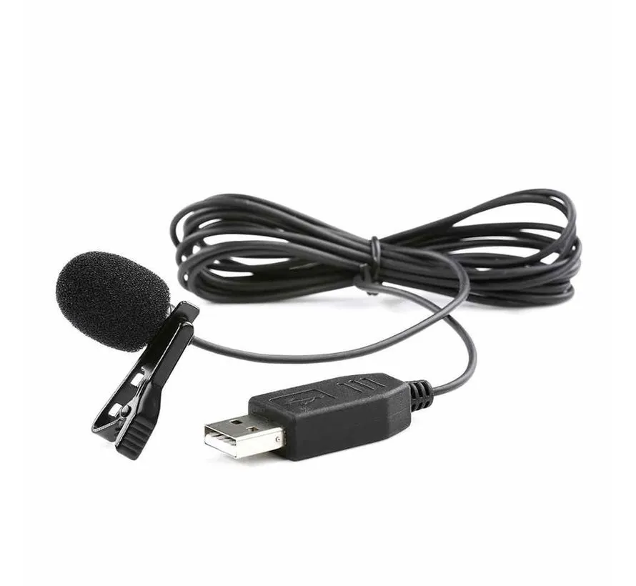 SR-ULM10 USB lavalier microphone for PC and Mac