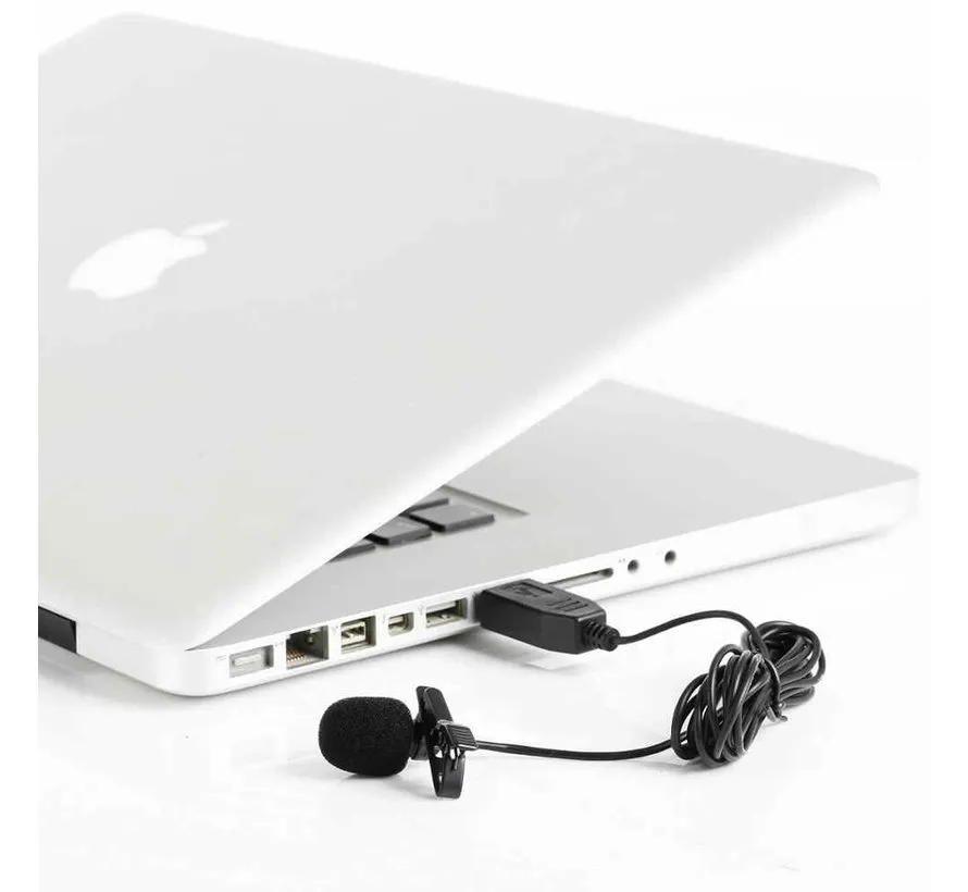 SR-ULM10 USB lavalier microphone for PC and Mac