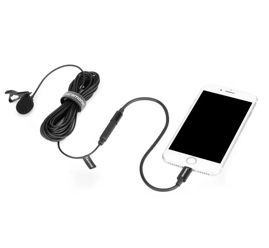 LavMicro U1B dasspeld microphone with 6 mtr cable