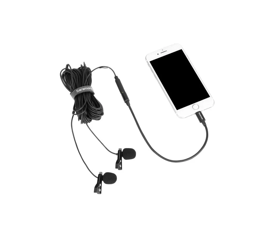 LavMicro U1C dasspeld microfoons with 6 mtr cable - Copy
