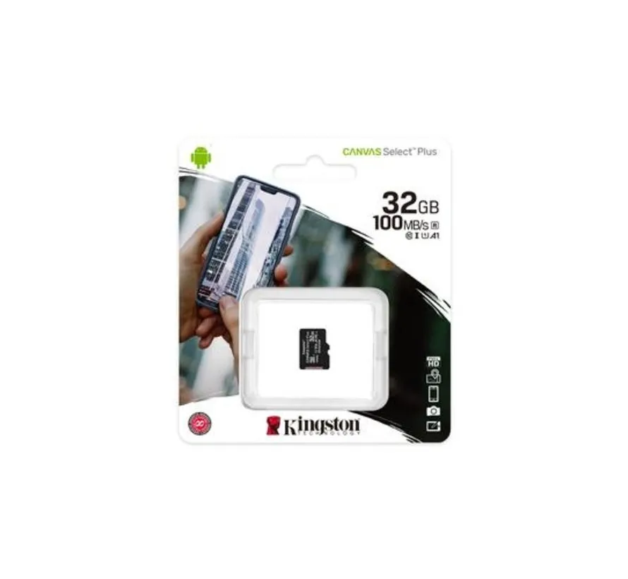 Canvas Select Plus microSDHC-Karte 32 GB – Speicherkarte für Smartphone, Tablet und Kamera