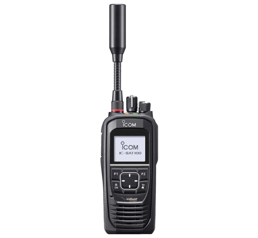 IC-SAT100 Satellite Iridium PTT Two-way Radio