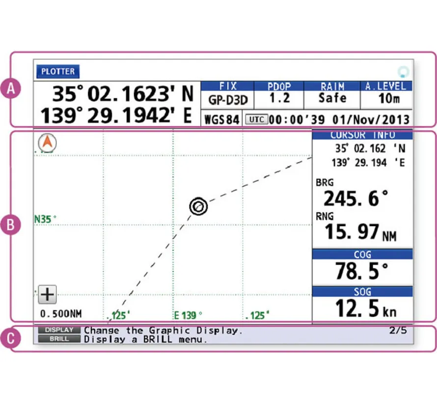 GP170 GPA017S MIC/A IMO GPS Navigator met GPA-017S antenne