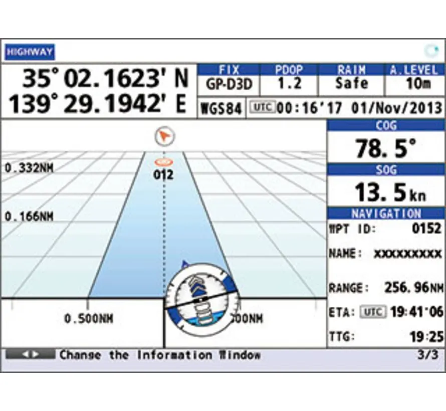 GP170 GPA017S MIC/A IMO GPS Navigator met GPA-017S antenne