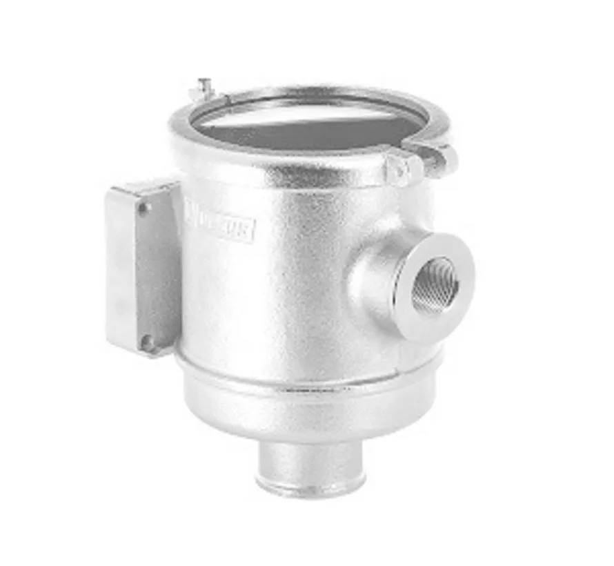 Metall-Kühlwasserfilter für Montage nahe oder unter der Wasserlinie