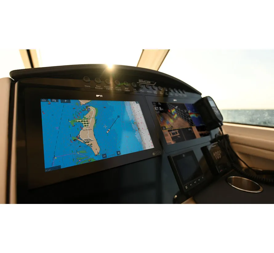 Raymarine Axiom+ 9 RV, Axiom Plus kaartplotter, RealVision 3D sonar, Raymarine fishfinder, RV-100 transducer, 9 inch MFD, maritieme navigatie