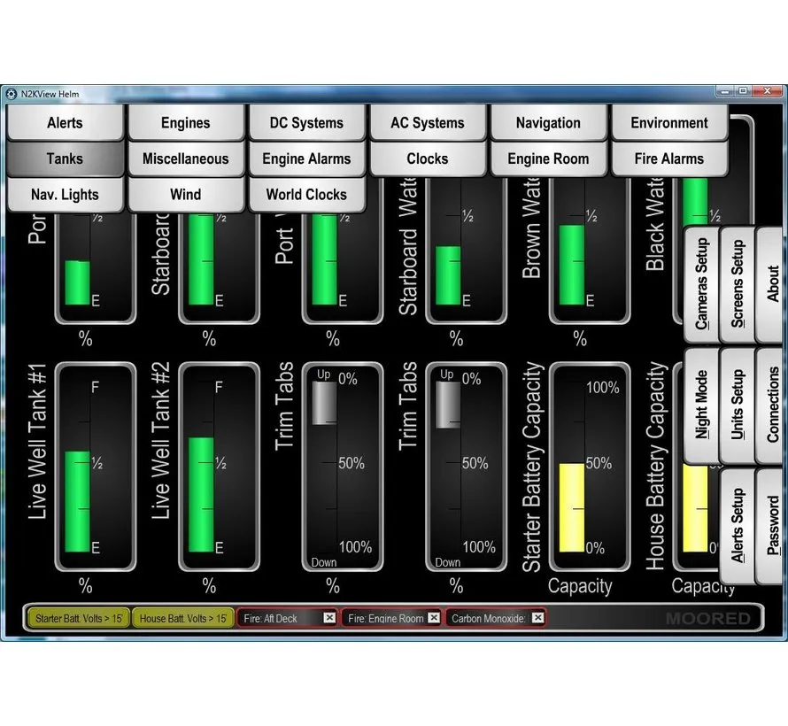 8" monitoring und control touchscreen