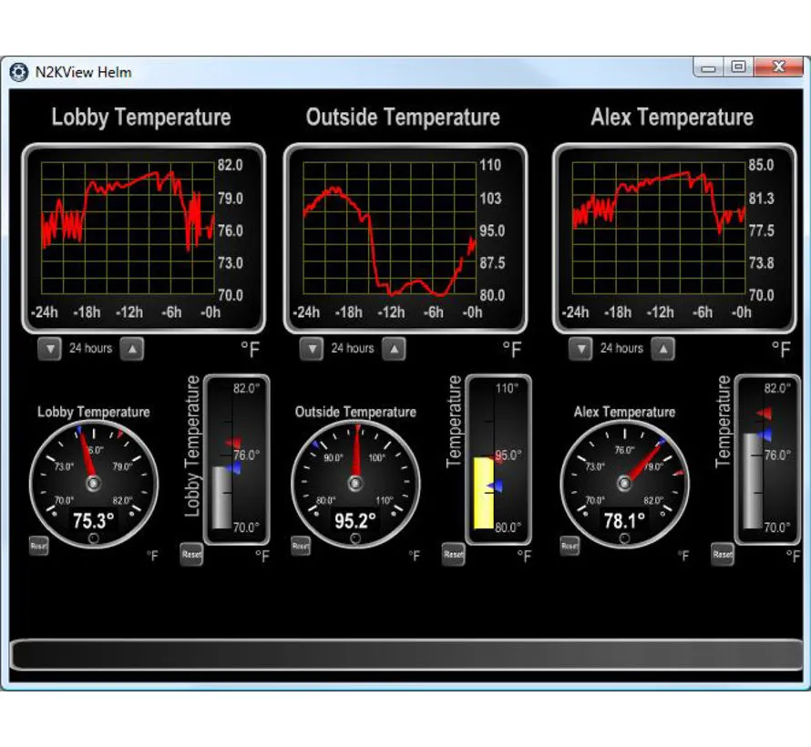 8" monitoring und control touchscreen