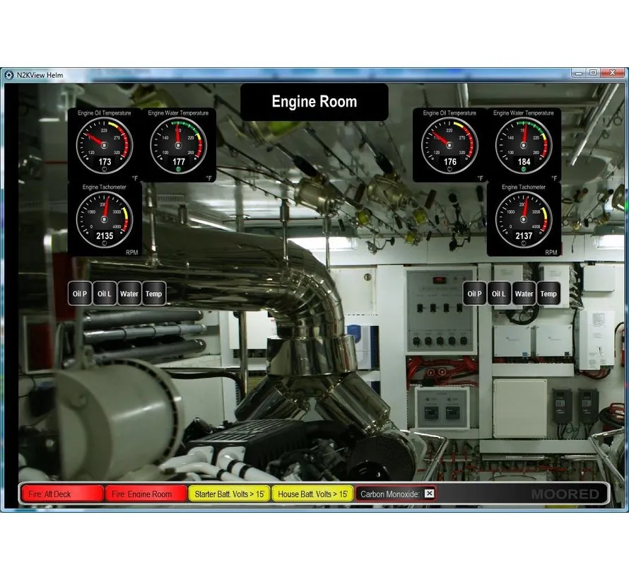 8" monitoring und control touchscreen