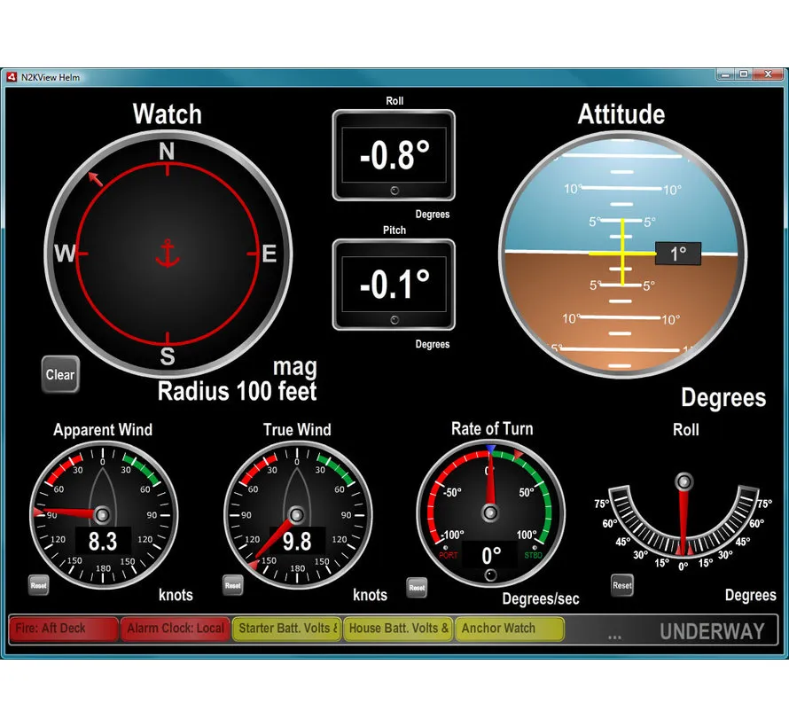 8" monitoring und control touchscreen