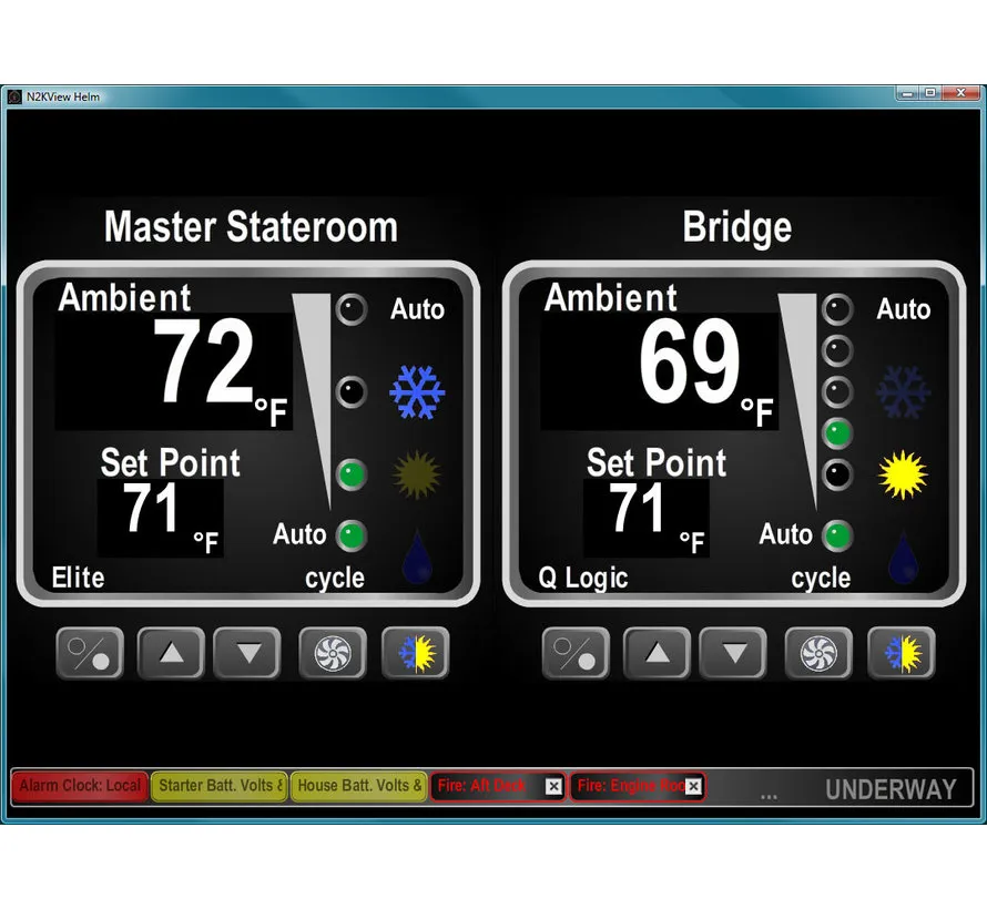 8" monitoring and control touchscreen
