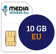Mediawinkel Prepaid 10 GB EU 4G/5G data-simkaart 1 jaar geldig