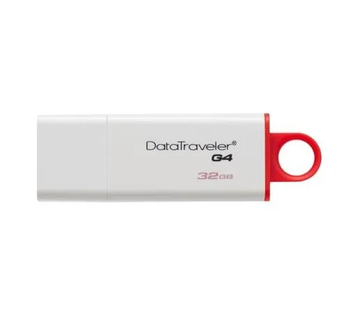 Kingston DataTraveler G4 32 GB USB flash drive – USB 3.0 – USB-A – cap & keyring loop