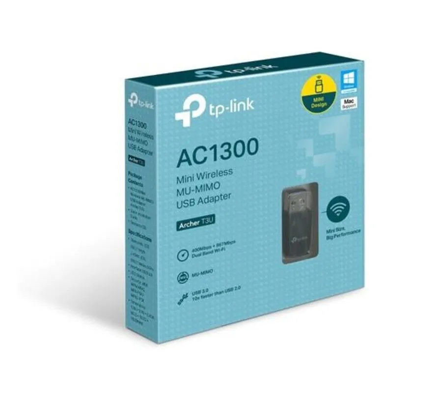 USB WLAN ontvanger, 1300 Mbps