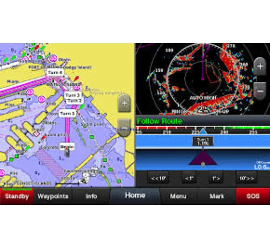 GPSMap 1223 kaartplotter zonder sonar