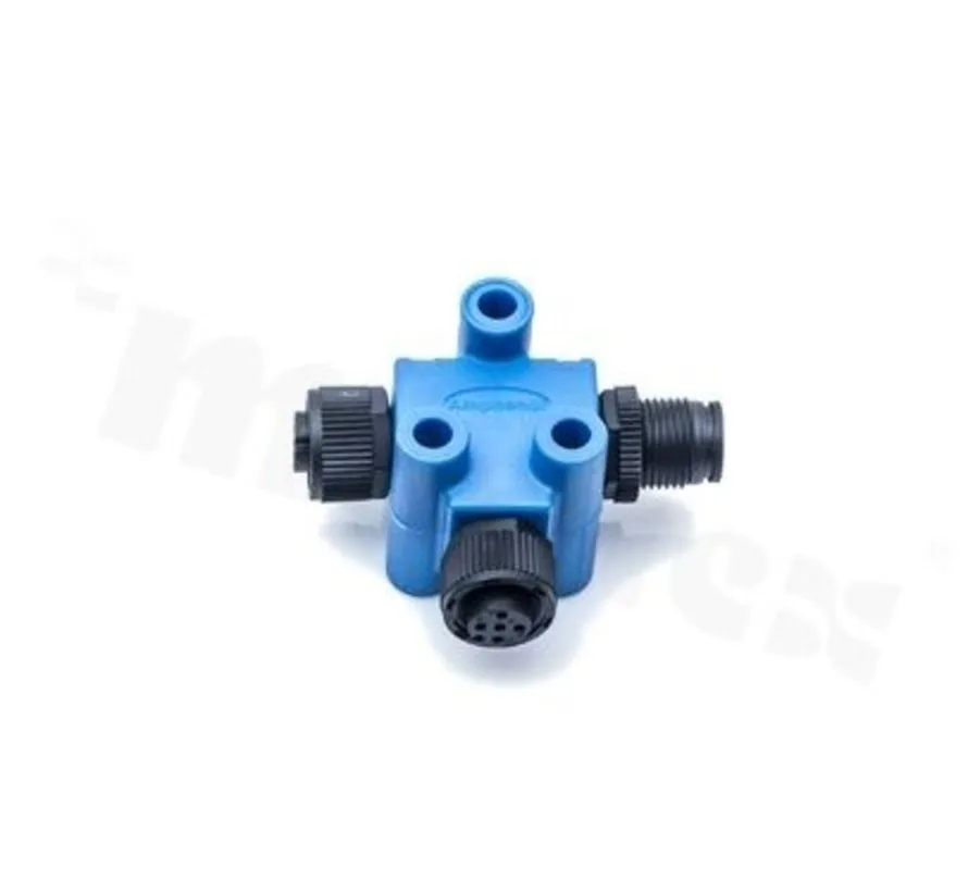 NMEA2000 single Micro M12 5-pin T-piece Female/Male/Female