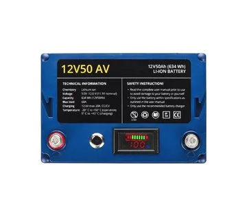 Rebelcell 12V50 AV li-ion battery (634 Wh)