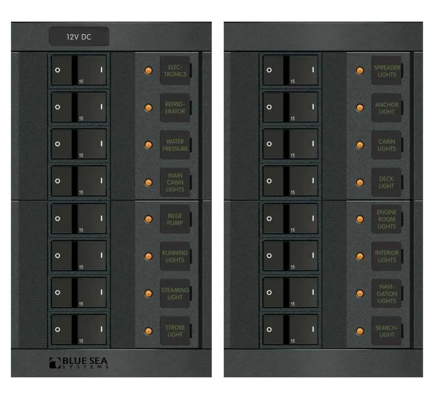 360°-Schalttafel, 12 V DC, 16 V