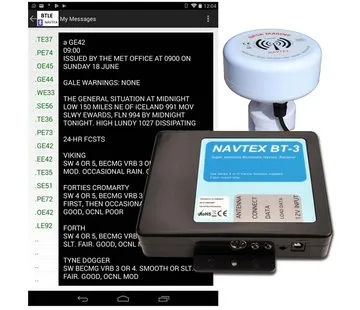 Nasa marine Navtex BT-3 Blackbox mit Antenne