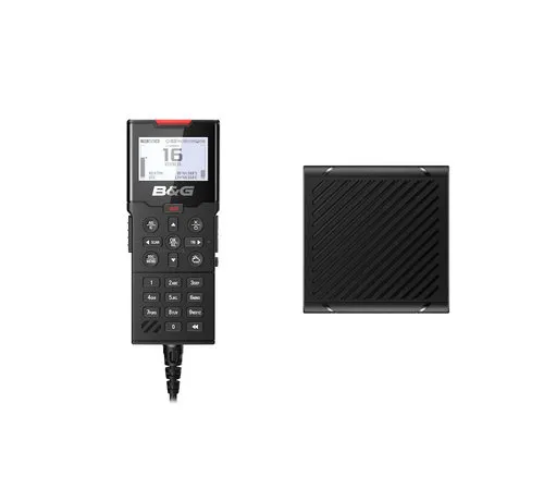B&G H100 handset and speaker