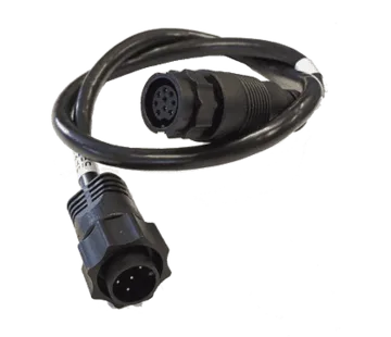 Navico 9-poliger schwarzer XDCR auf 7-poligen blauen Adapter