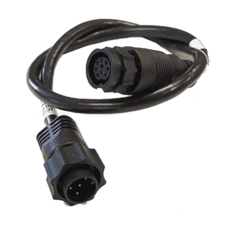 Navico 9-pins zwarte XDCR naar 7-pins blauwe adapter