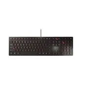 Cherry KC 6000 SLIM USB-Tastatur US-Layout schwarz