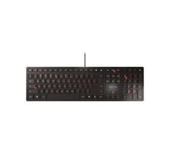 Cherry KC 6000 SLIM USB-Tastatur US-Layout schwarz