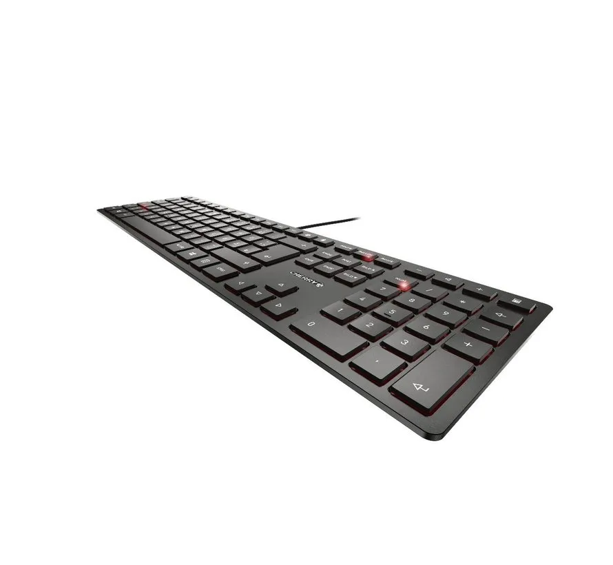 KC 6000 SLIM bedraad USB-toetsenbord US QWERTY met €-symbool zwart