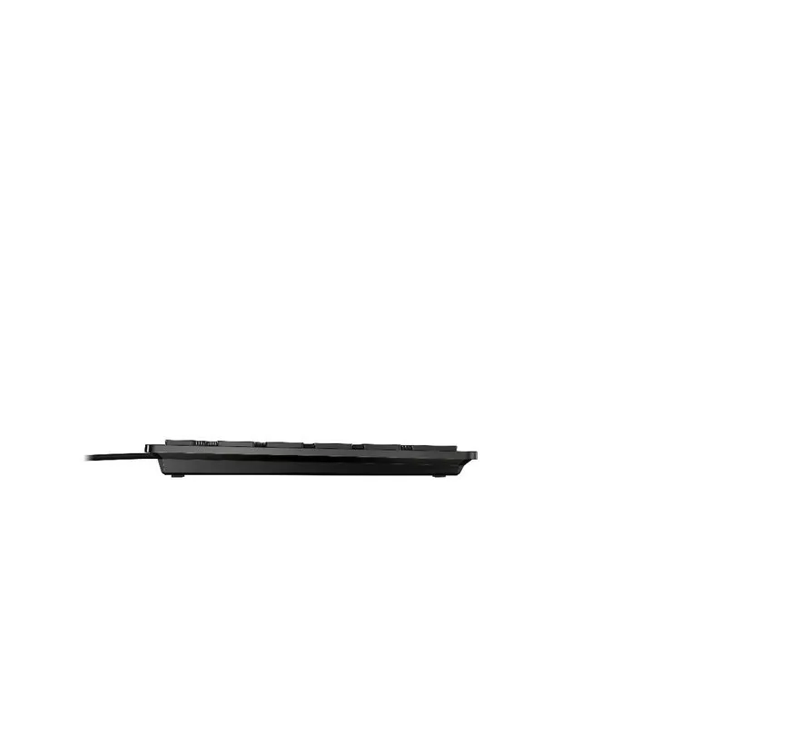 KC 6000 SLIM wired USB keyboard US QWERTY with € symbol black