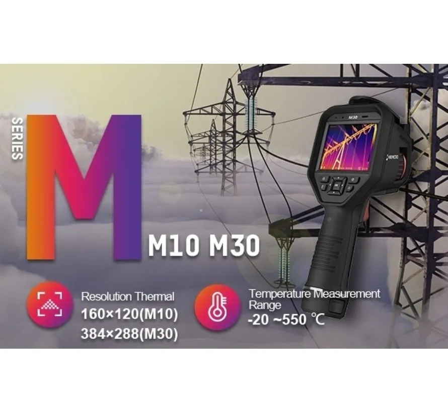 M30 mit 384 x 288 thermische pixels