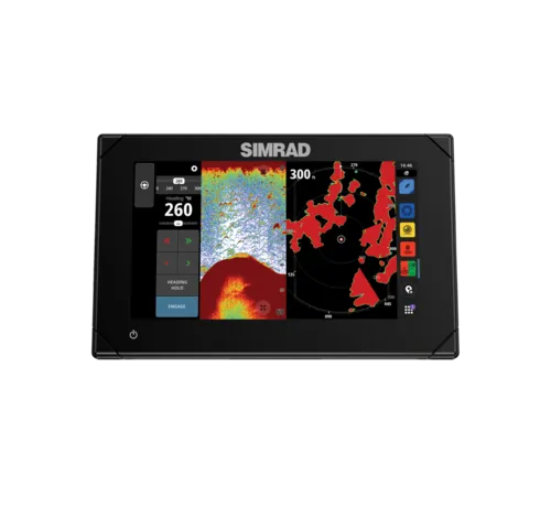 Simrad NSX 3009 9-inch kaartplotter fishfinder met optionele HDI of Active Imaging transducer