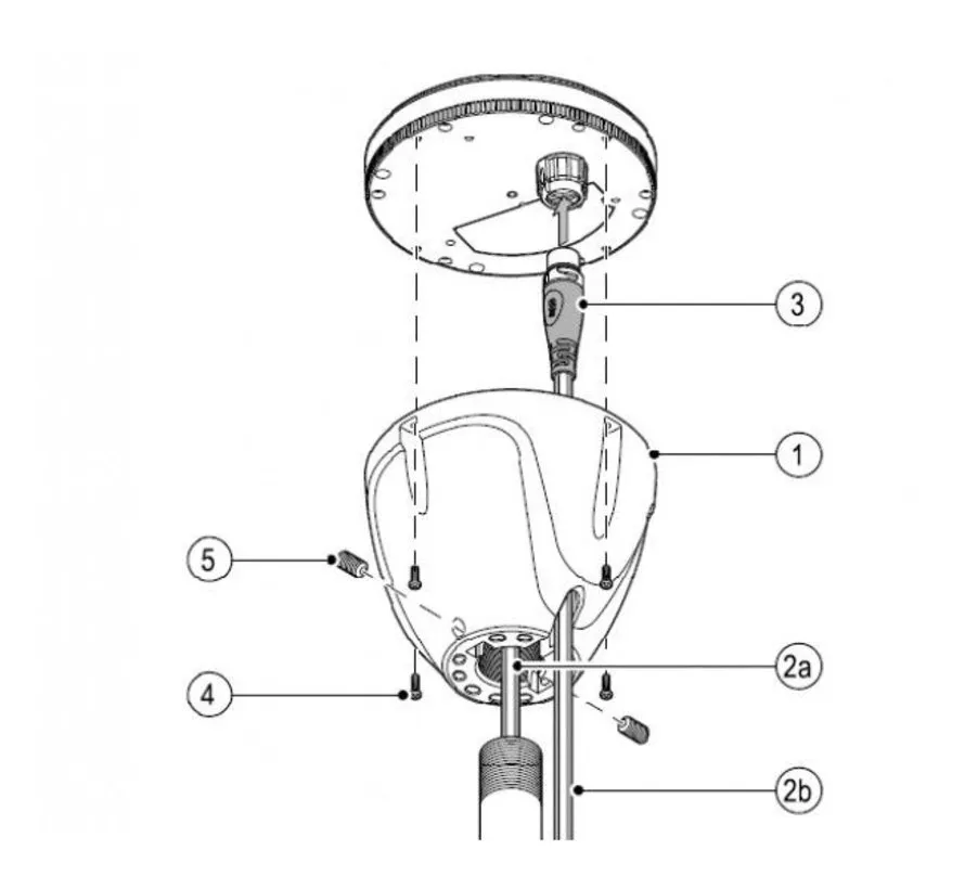 montagevoet for RS150 GPS Antenna