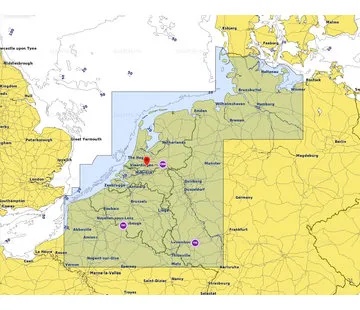 Navionics MSD/NAV+ NSEU076R - Benelux and Germany- West
